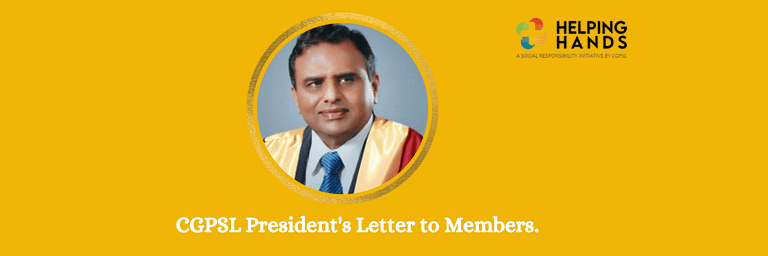 CGPSL President's letter to Membership